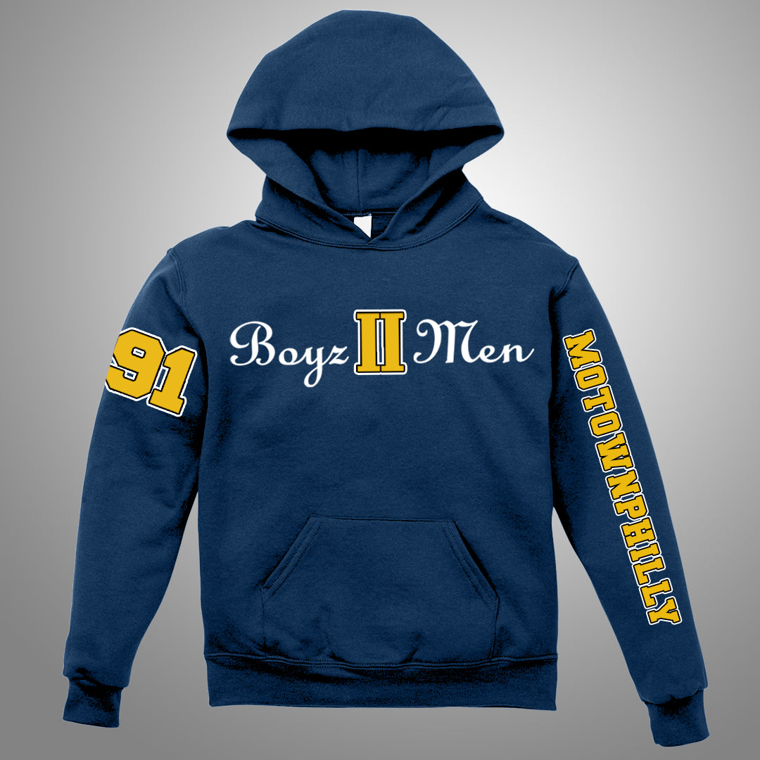 Blue & Gold Logo Hoodie