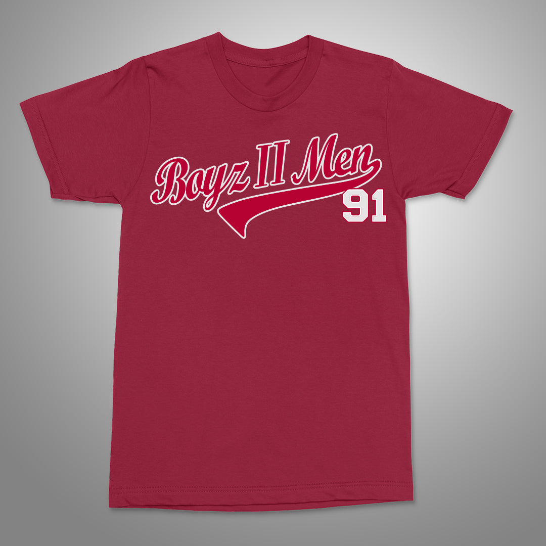 Maroon 91 Logo Tee