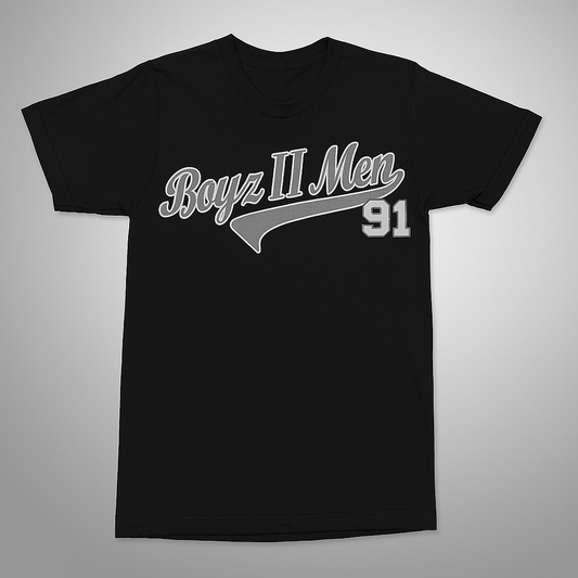 Black Varsity Tee