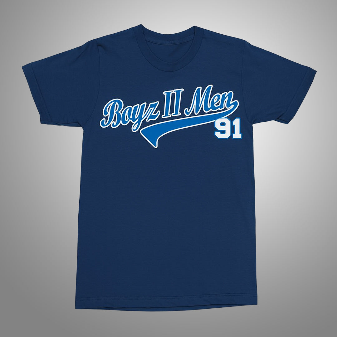 Blue Varsity Logo Tee