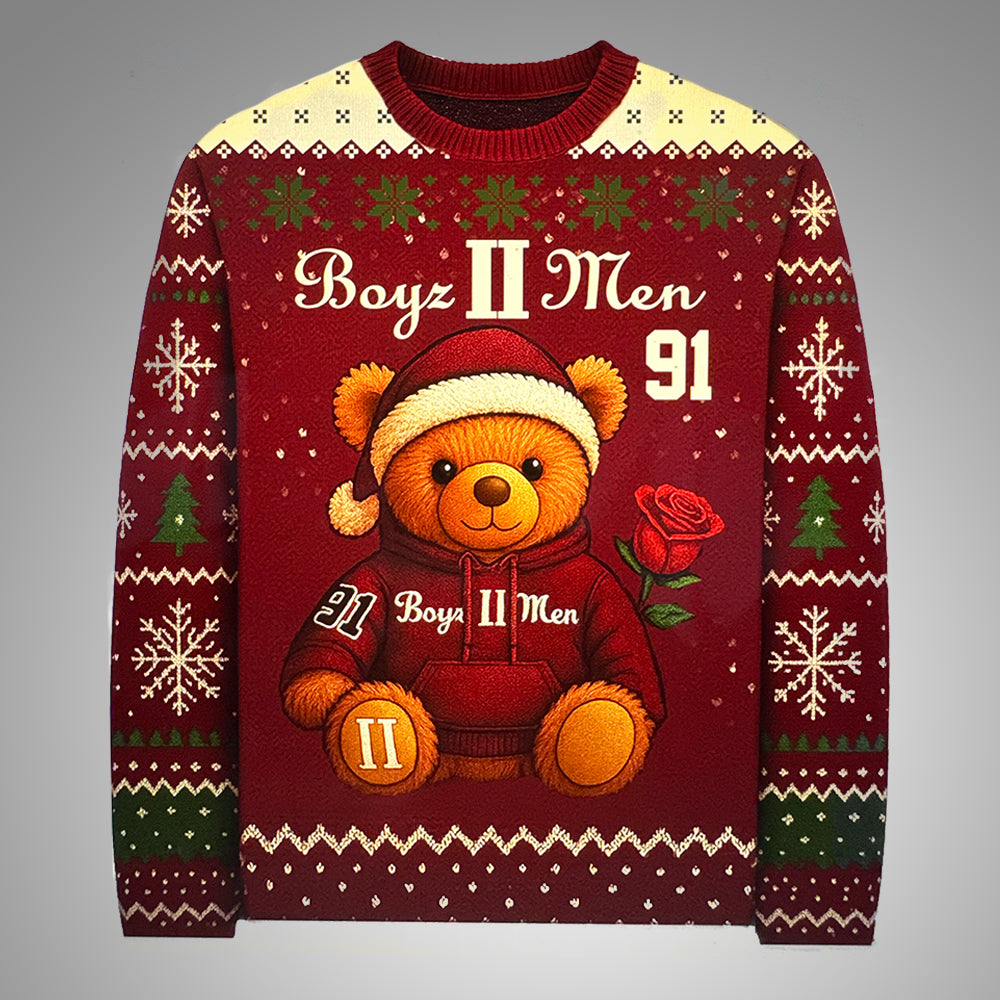 Mikey Bear Holiday Sweater